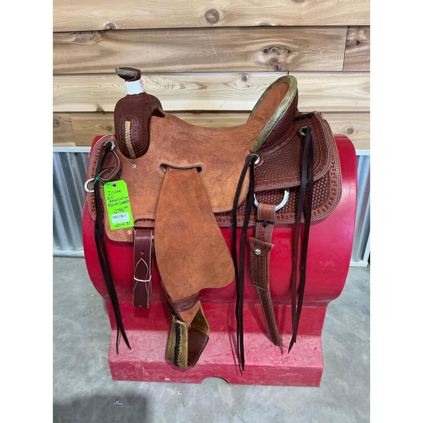 Irvine 16.5" Association Ranch Saddle w/ Seat Riggin