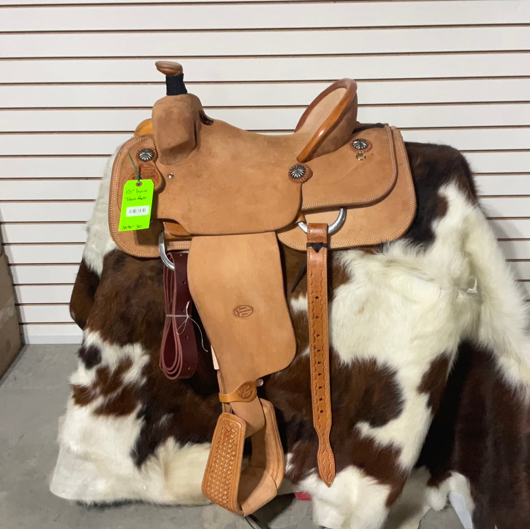 Irvine 15" Team Roping Saddle