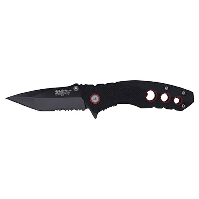 Justin Tactical Knife - Black/Red