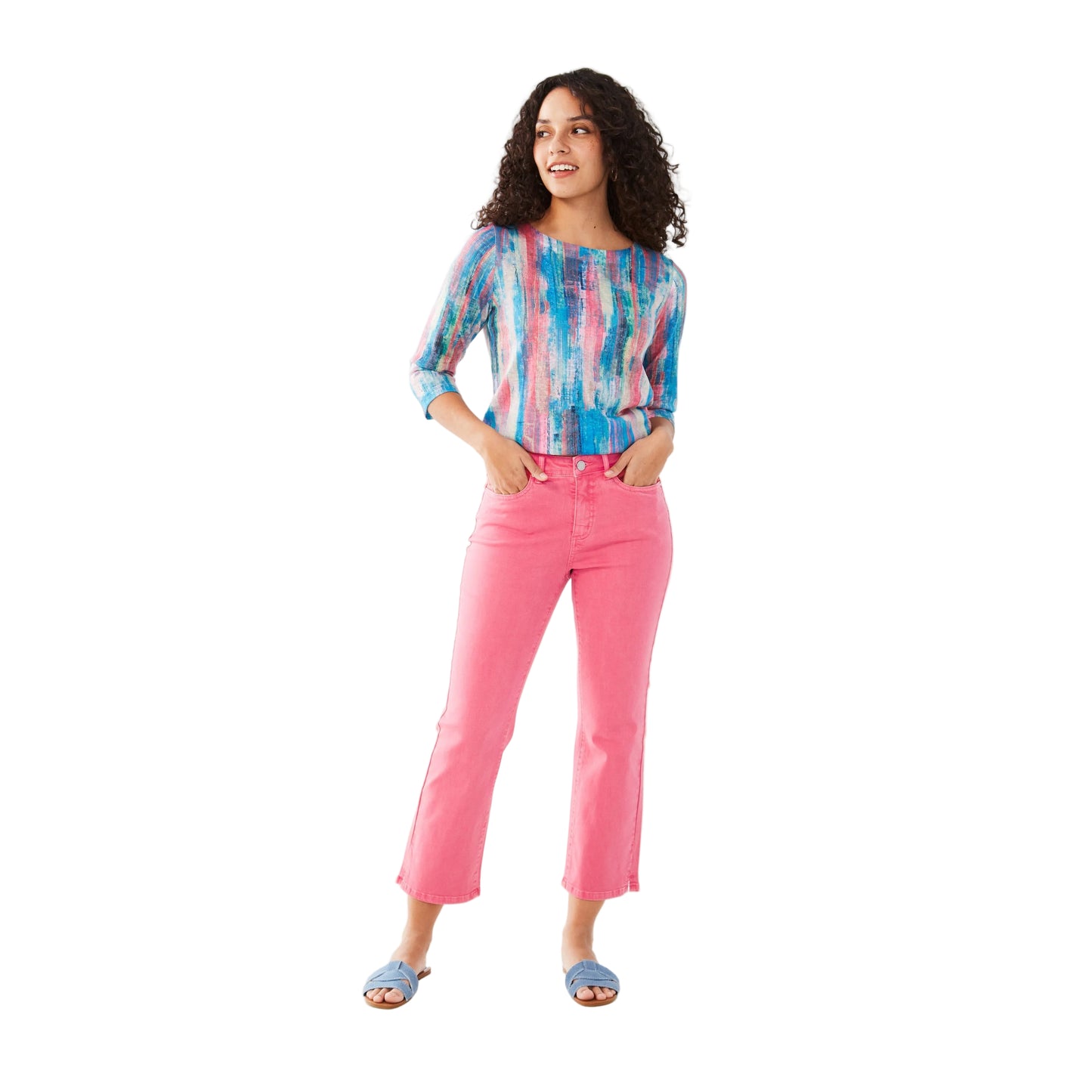 FDJ Women's Olivia Bootcut Crop Jeans - Assorted Colours