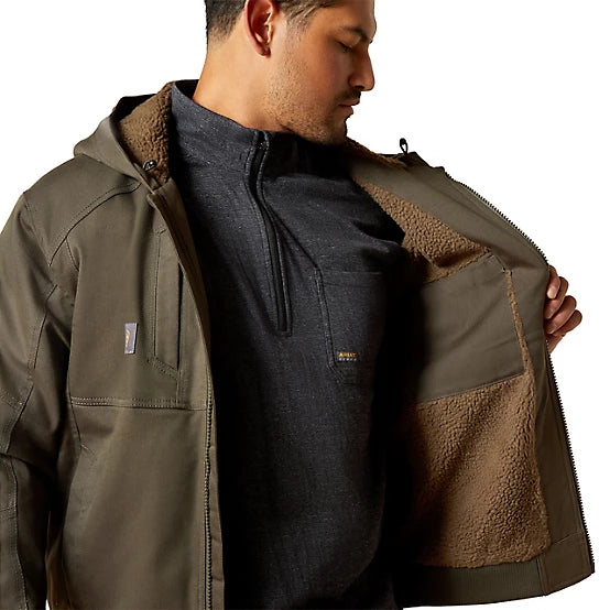 Ariat Men's Rebar DuraCanvas Jacket - Earth