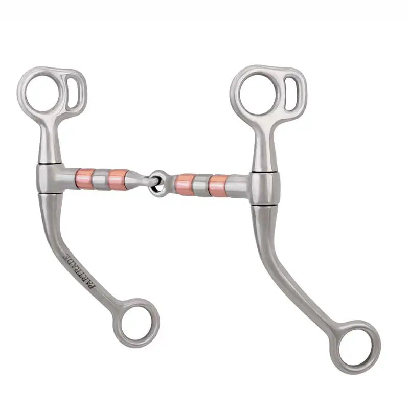 Cowboy Tack Copper Roller Tom Thumb Bit