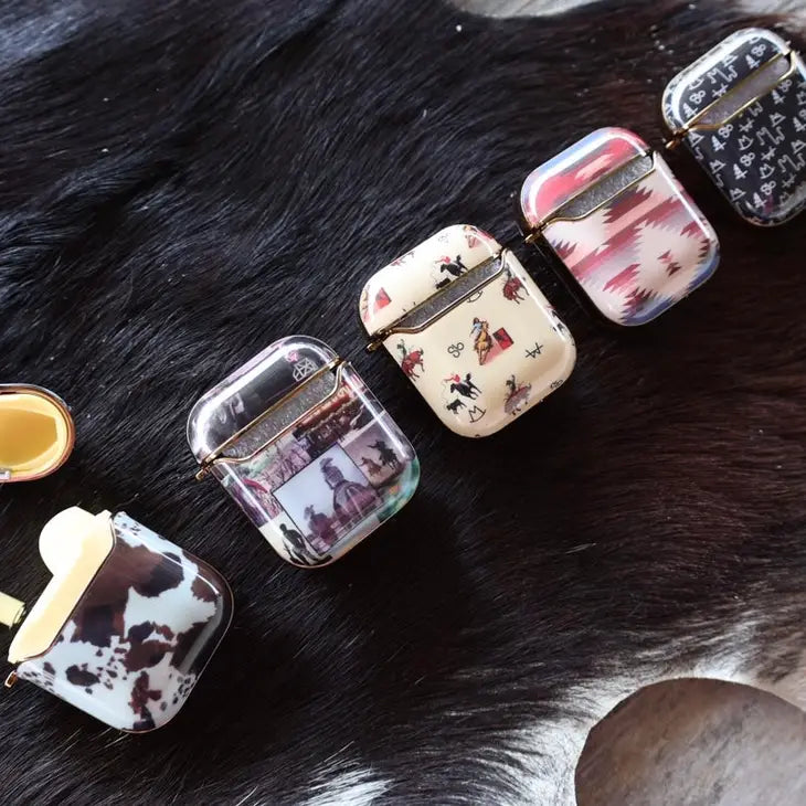 The Front Porch Label Airpod Case - Vintage Cowboy