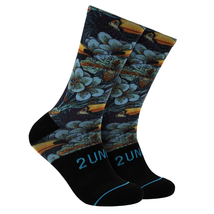 2UNDR Men's Flex Printed Crew Socks