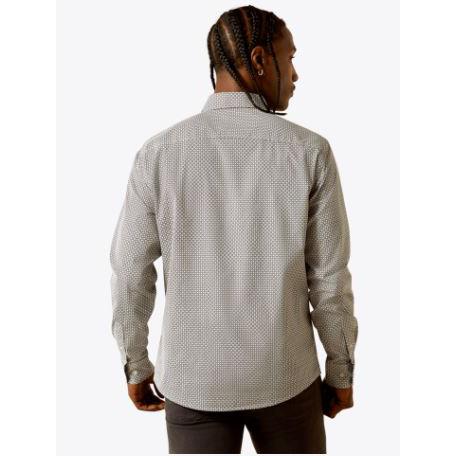 Ariat Men's Long Sleeve Meyer Modern Fit Shirt- White