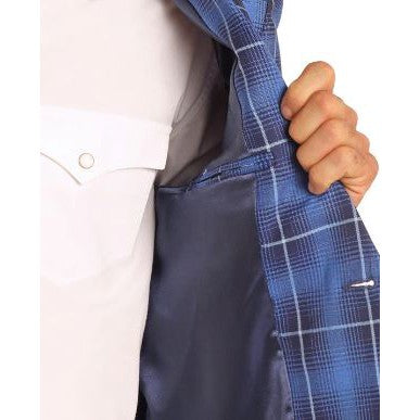 Rock & Roll Men's RRD Western Blazer - Royal Blue