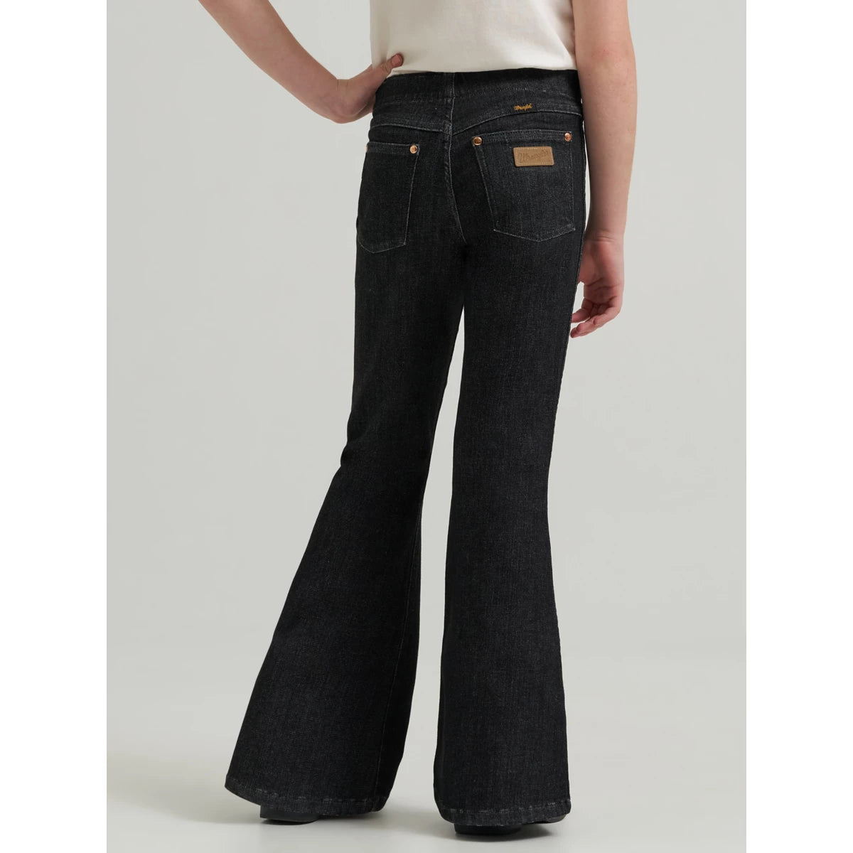 Wrangler Lainey Wilson Girl's Bell Bottom Jeans- Black