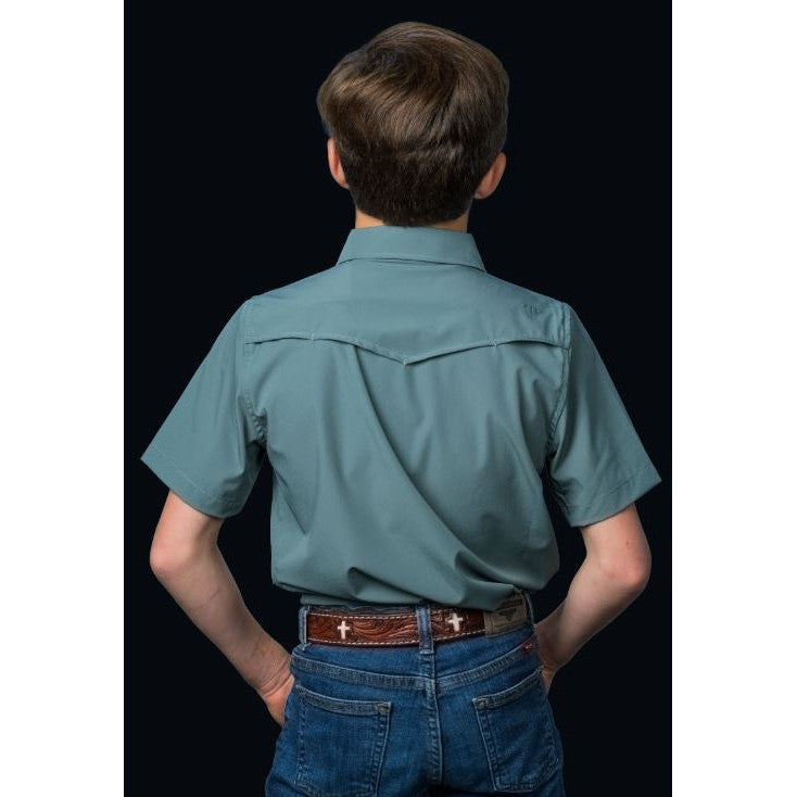 Ferrell Brand CORE Kid's Unisex Short Sleeve Snap Shirt- Multiple Colors