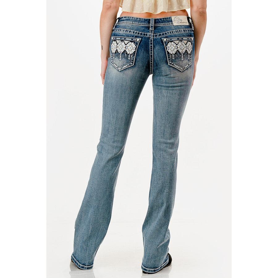 Grace in LA Womens Jeans-Aztec Modify