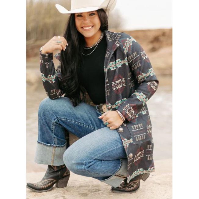 Sterling Kreek Women's Long Sleeve Cabin Fever Jacket-Multi