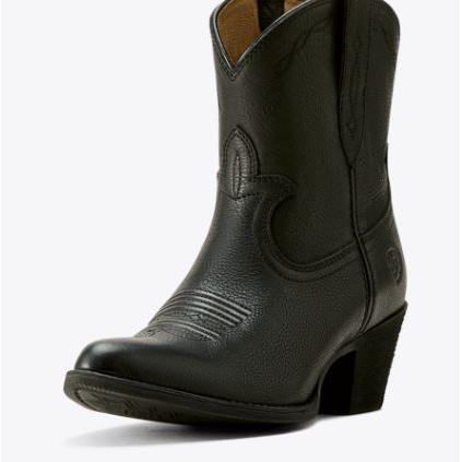 Ariat Women's Maggie J Toe Western Boot- Black Night