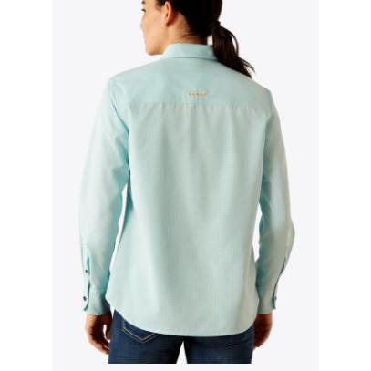 Ariat Women's Rebar Made Tough 360 Airflow Durastretch Work Shirt- Quartz Pink