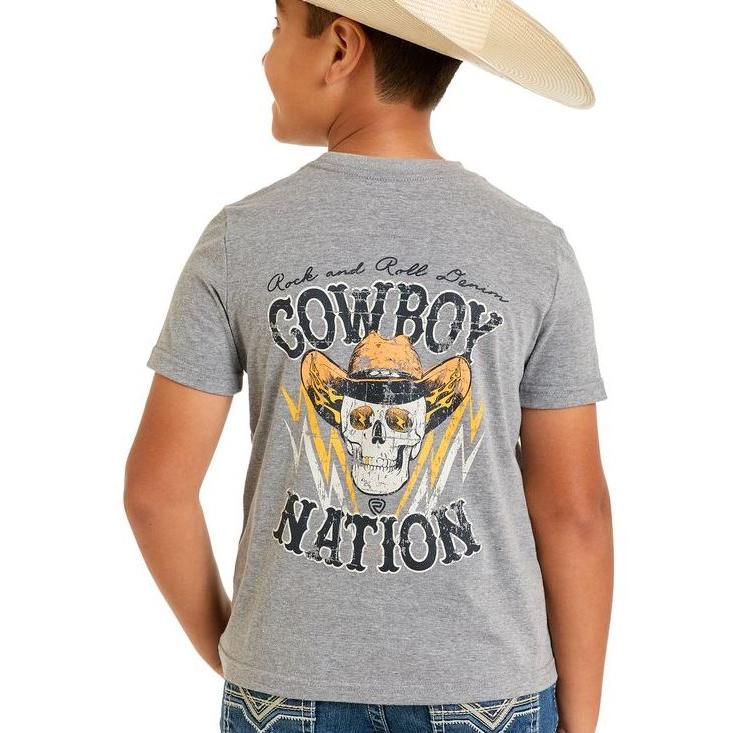 Rock & Roll Boys Graphic Tee - Grey