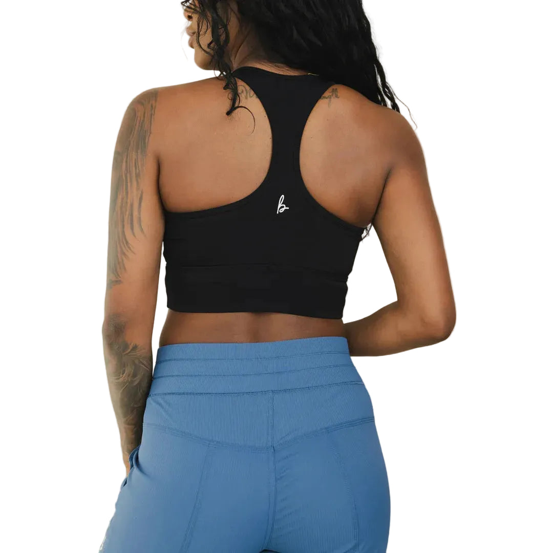Bare Activewear Women's Racerback Bra - Black