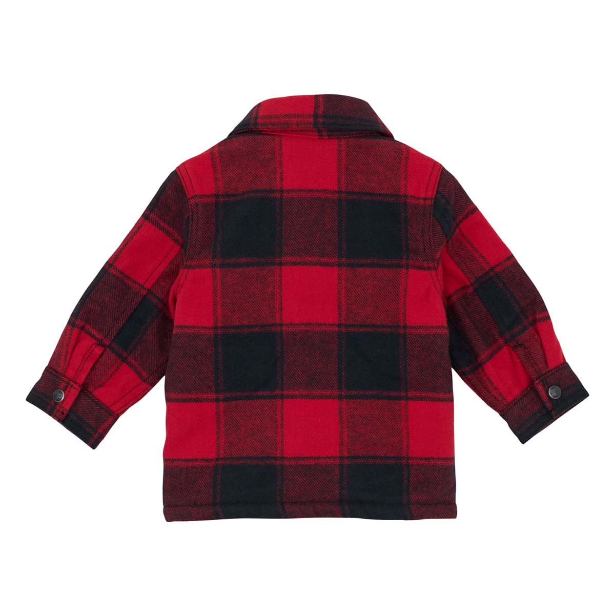 Wrangler Baby Flannel Lined Long Sleeve Shirt Jacket- Red Buffalo