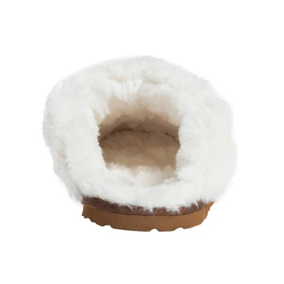 Myra Marta Leather Lined Slippers-Turquoise