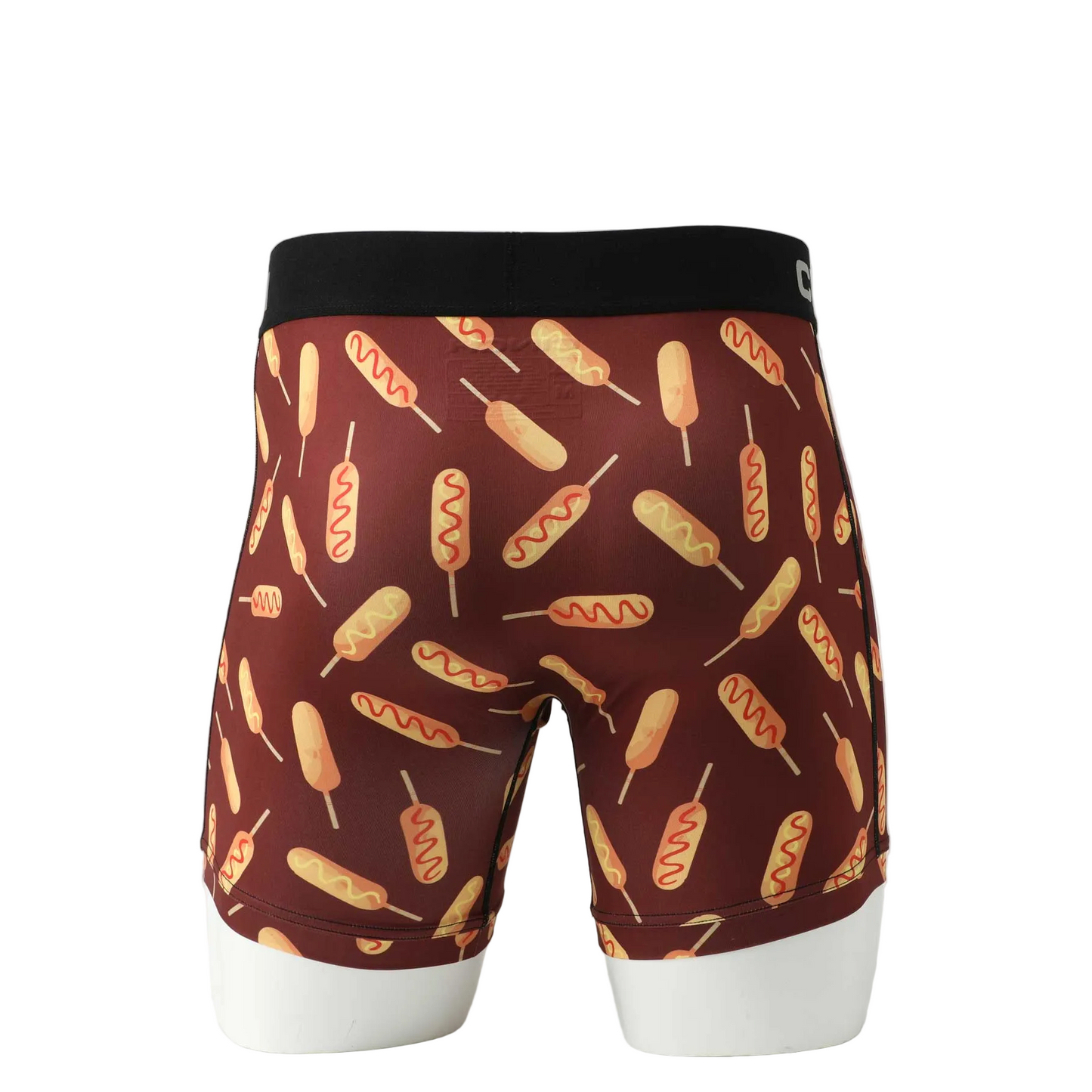 Cinch Mens 6" Corn Dog Boxer Brief- Burgundy - Irvine Tack & Western Wear