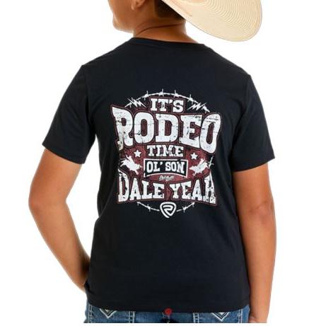 Rock & Roll Boys Dale Ol Son Graphic Short Sleeve Tee - Black