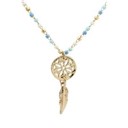 Dream Catcher Turquoise Bead Necklace