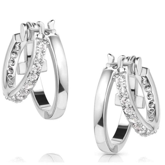 Montana Silversmiths Wrapped in Faith Crystal Earrings