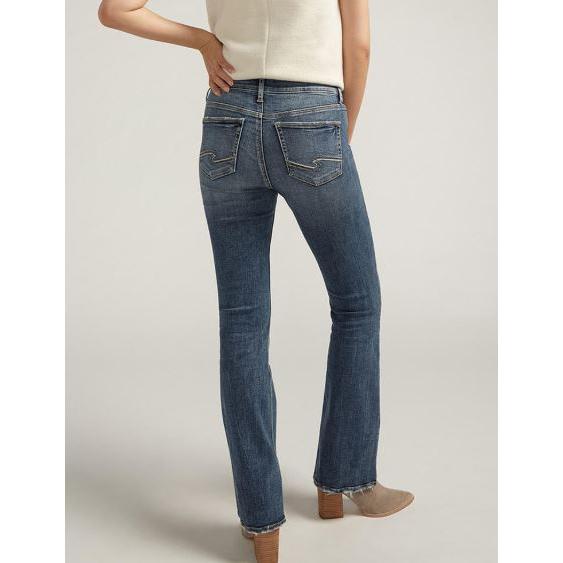 Silver Women's Suki Midrise Boot Cut Jeans - Indigo