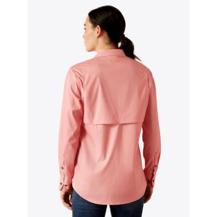 Ariat Women's Rebar Made Tough VentTEK DuraStretch Work Shirt- Milky Blue