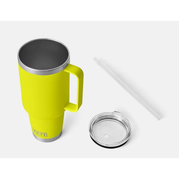 Yeti Rambler 1.2L Mug with Straw - Firefly Yellow