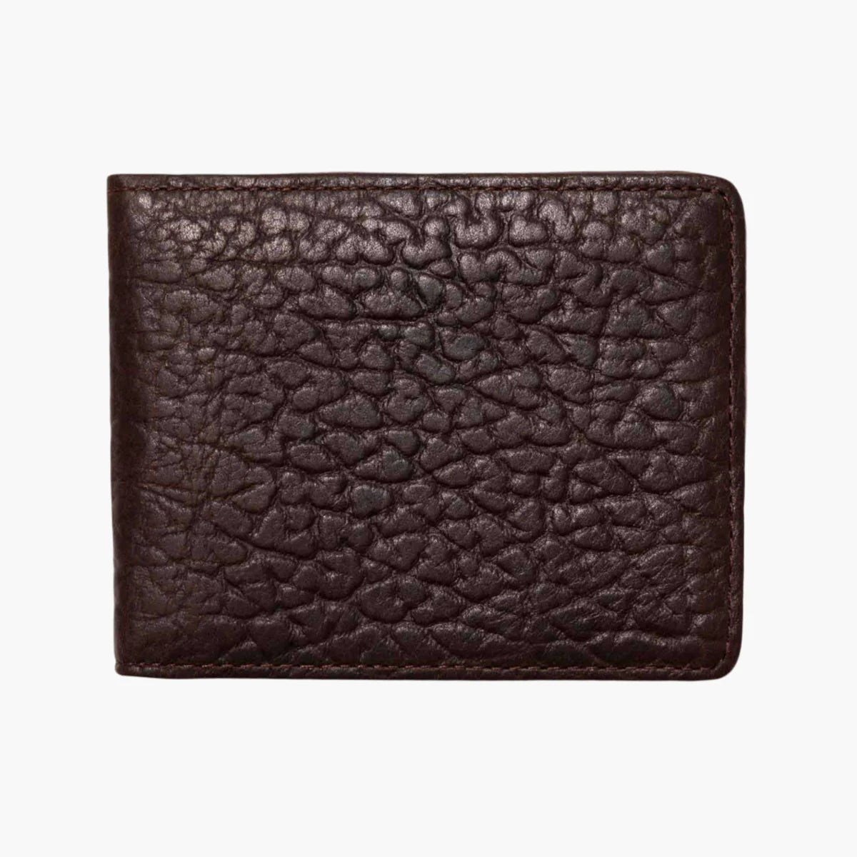 Vintage Bison Mesa large Bi-Fold Wallet-Brown