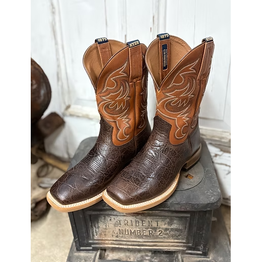 Hyer Men's Bucklin Tan Western Boot-