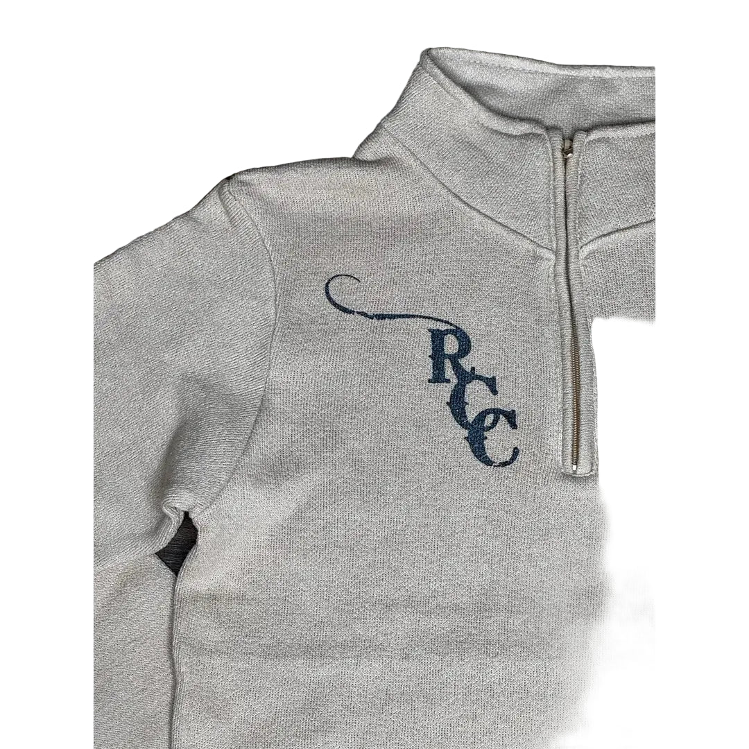 Rough Country Cowboys Women's Long Sleeve 3/4 zip Fleece Sweater