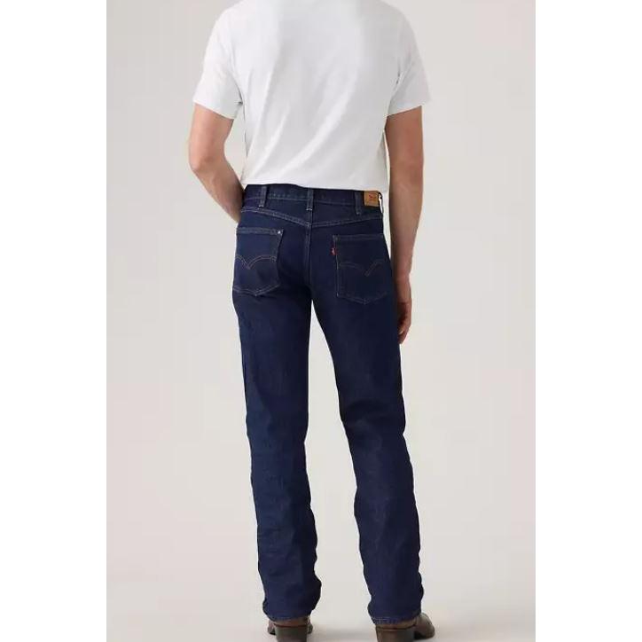 Levi Men's Western Straight Low Rise Boot Cut Jeans- Rocky Rinse