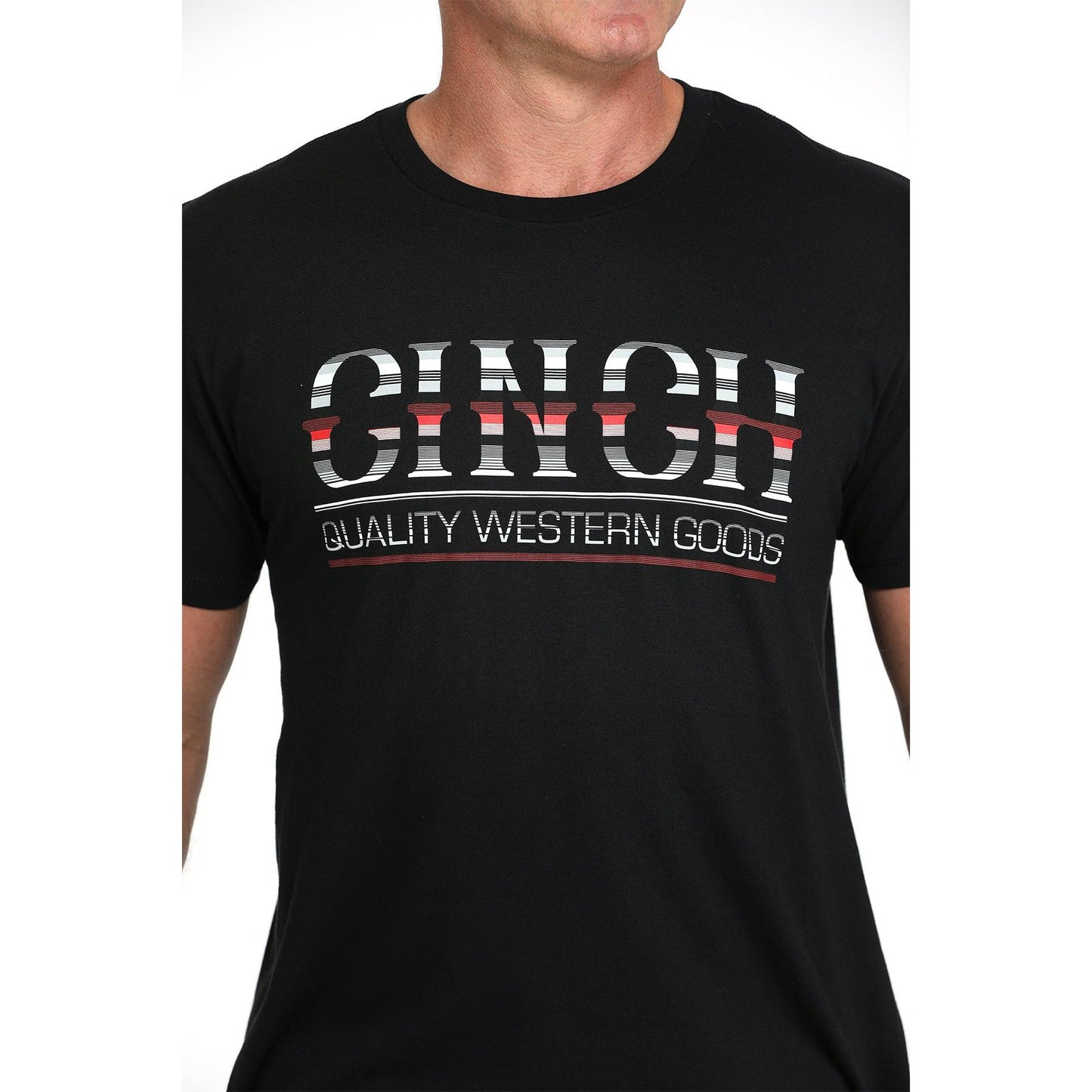 Cinch Mens Short Sleeve Tee Shirt -Black