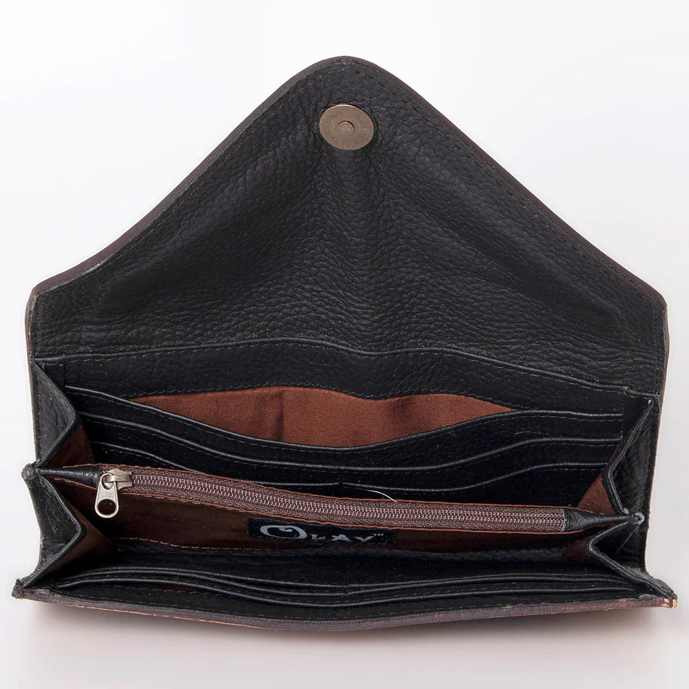 American Darling Genuine Leather Hair On Western Wallet