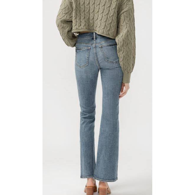 Silver Women's Suki Midrise Bootcut Jeans-Medium Indigo