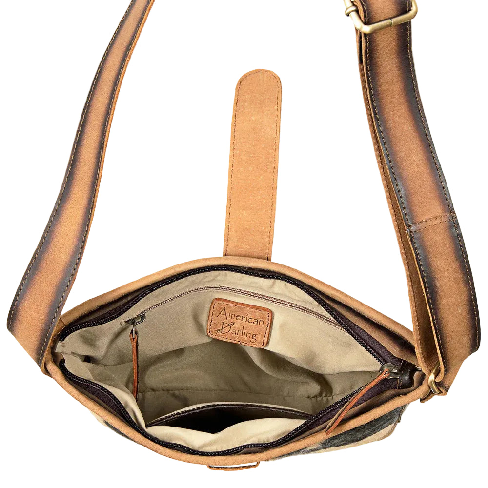 American Darling Crossbody Western Leather Women's Bag - Cowhide On