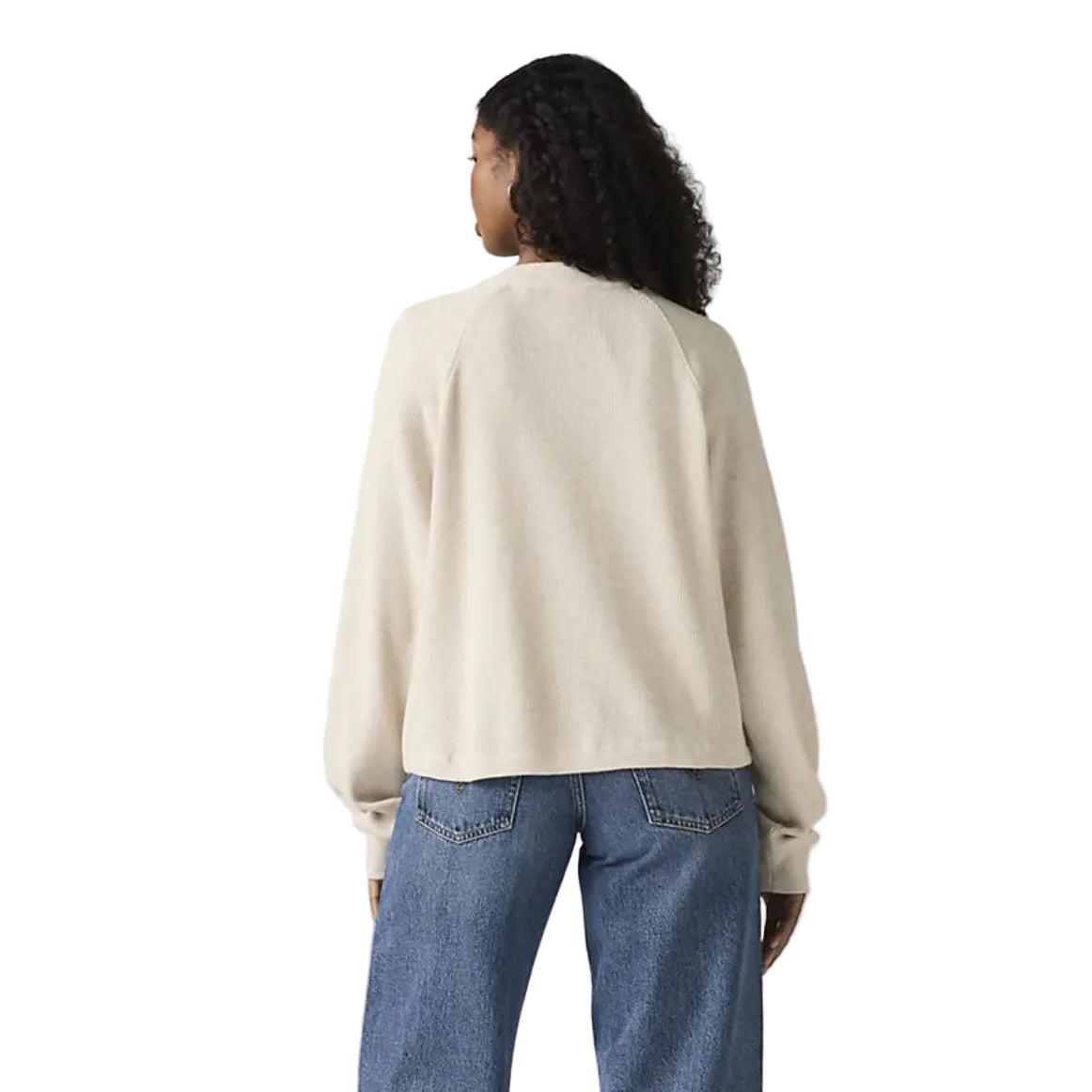 Levi's Women's Lassen Henley Shirt- Oatmeal Heather