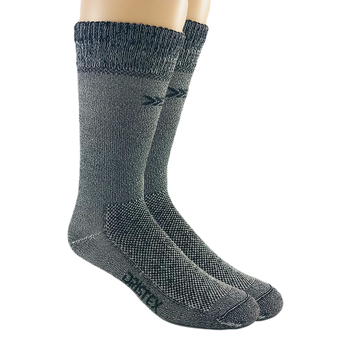 Dristex 365 Health Merino & Baboo Socks - Black & Natural Denim-2 Pack
