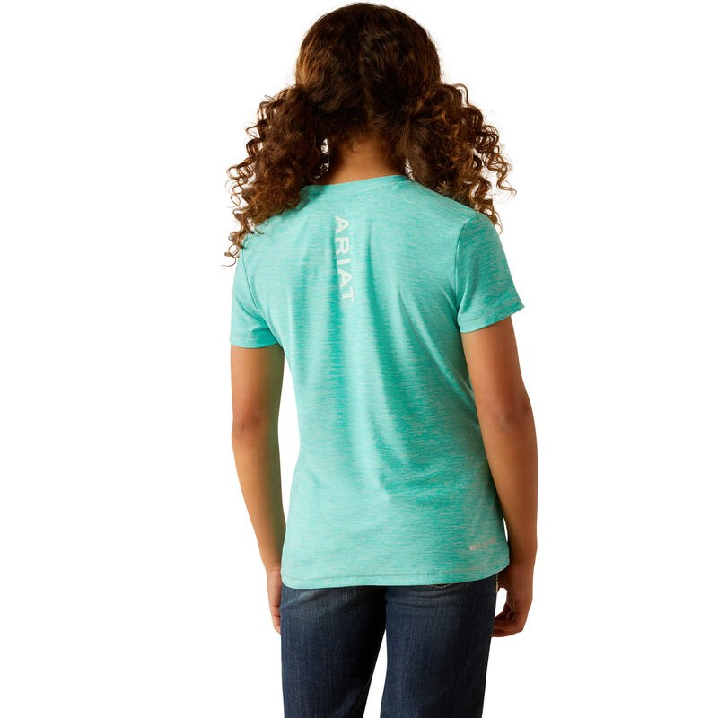Ariat Girl's Short Sleeve Tee Shirt - Assorted colours