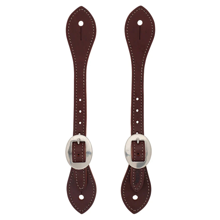 Weaver Burgundy Latigo Leather Spur Straps - Irvine Tack & Western Wear
