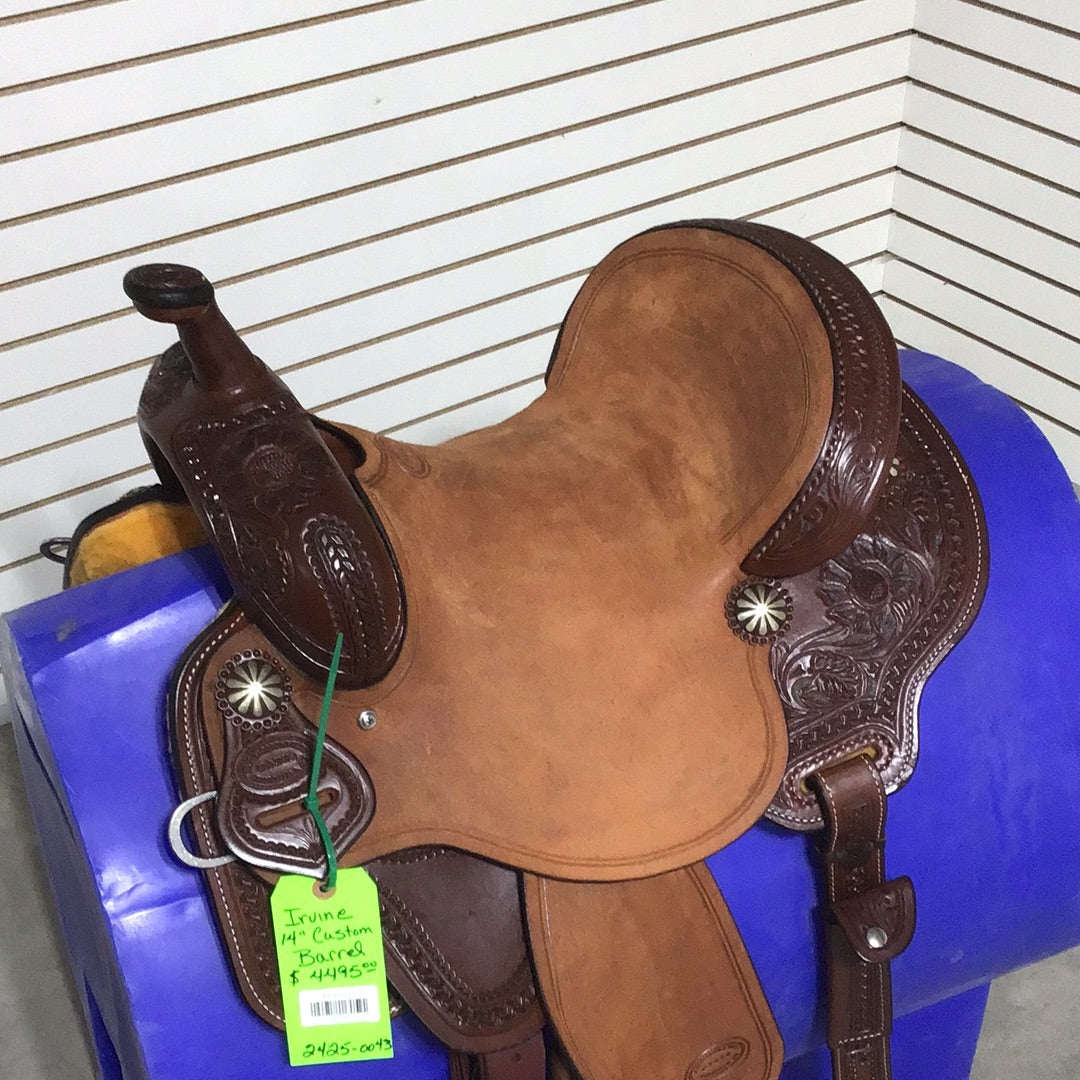 Irvine Custom 14" Barrel Saddle