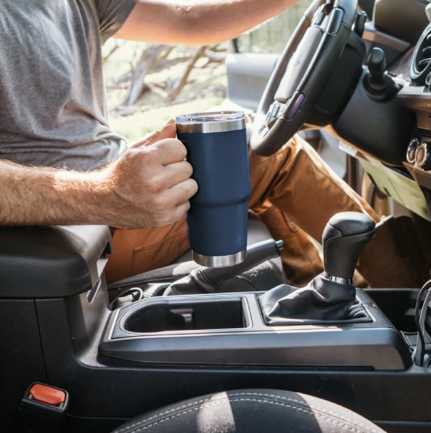 Yeti Rambler 591ml Travel Mug w/Stronghold Lid - Sandstone Pink