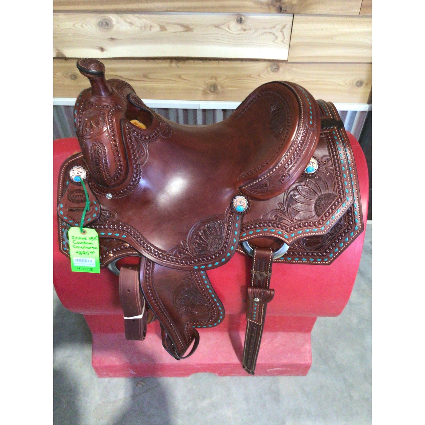 Irvine Custom 15.5" Cowhorse Saddle