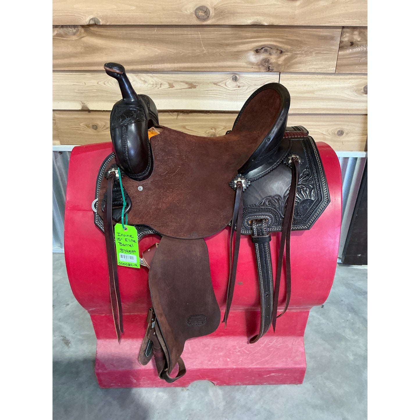 Irivne 15" Elite Barrel Saddle