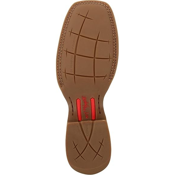 **Durango Men's Oth 12" Western Boot Chocolate Brown/White