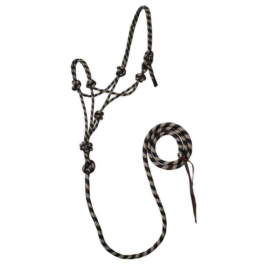 Weaver 5/16" Rope Halter with Attached Lead- Multiple Colours