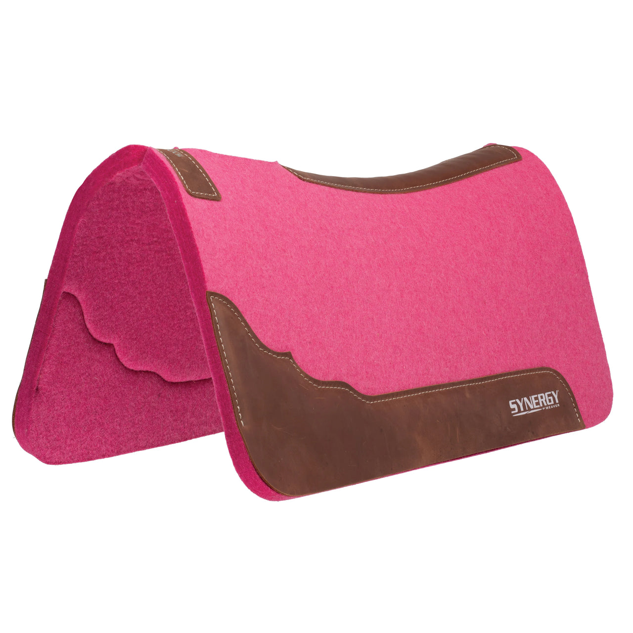 Weaver Synergy 3/4" Contoured Steam Pressed 100% Merino Wool Felt Performance Saddle Pad