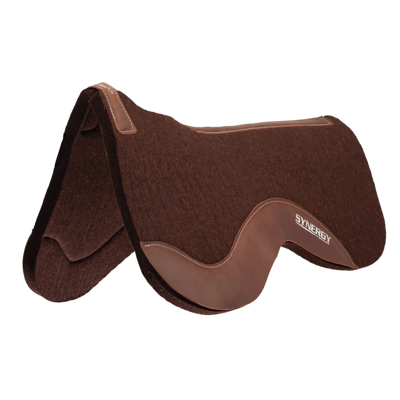 Weaver Synergy 3/4" Contoured Close Contact Stream Pressed 100% Merino Felt Performance Saddle Pad