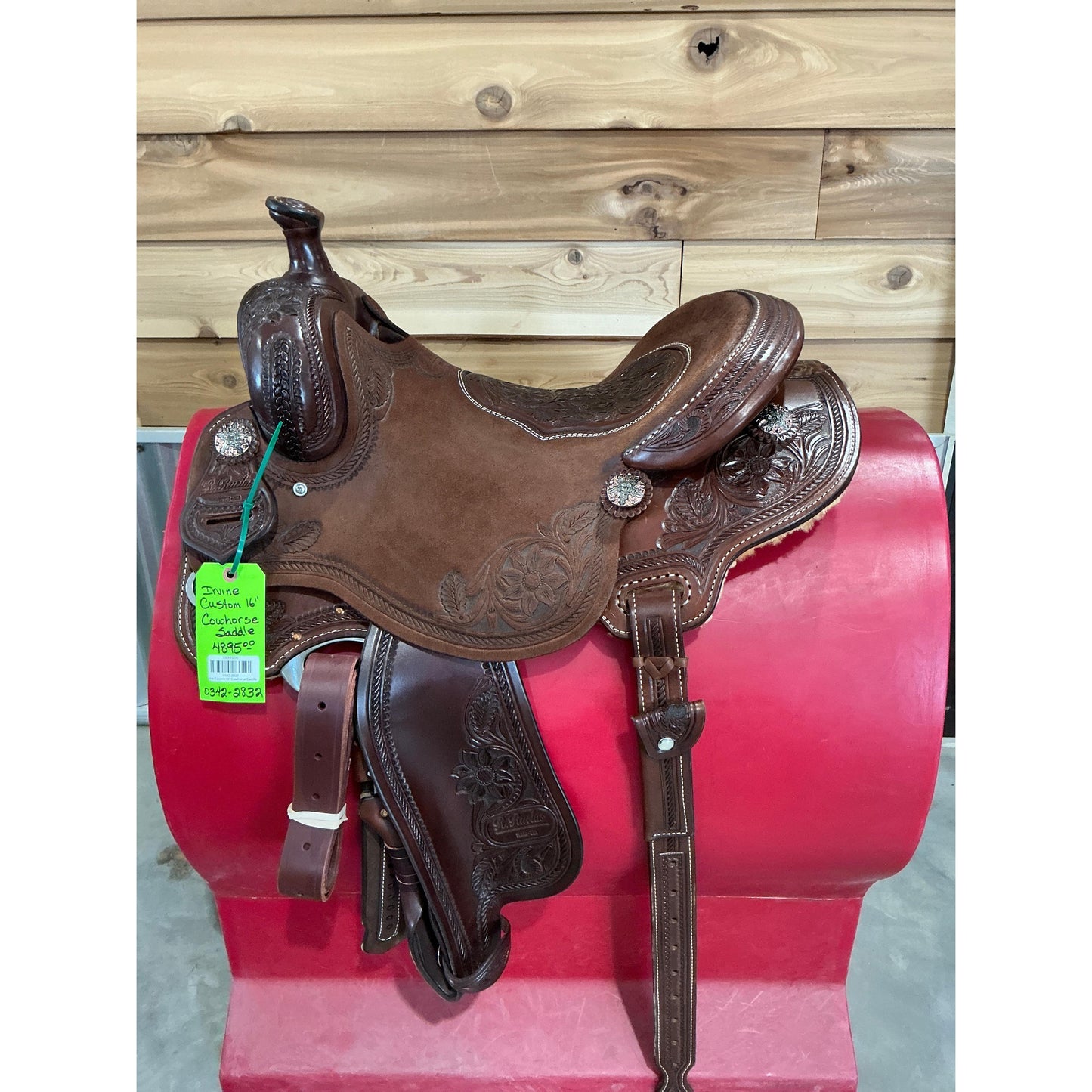 Irvine Custom 16" Cowhorse Saddle