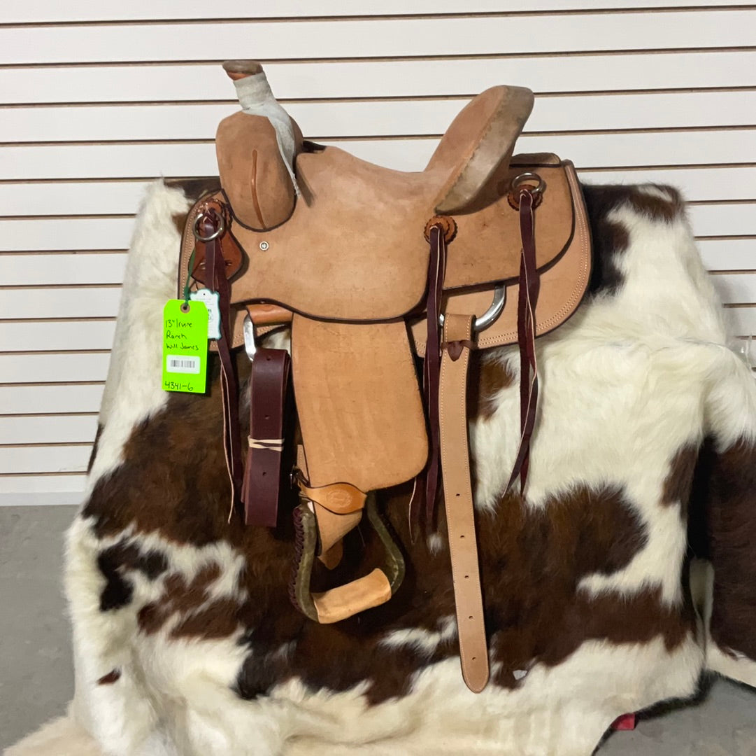 Irvine 13" Ranch Saddle Will James Tree