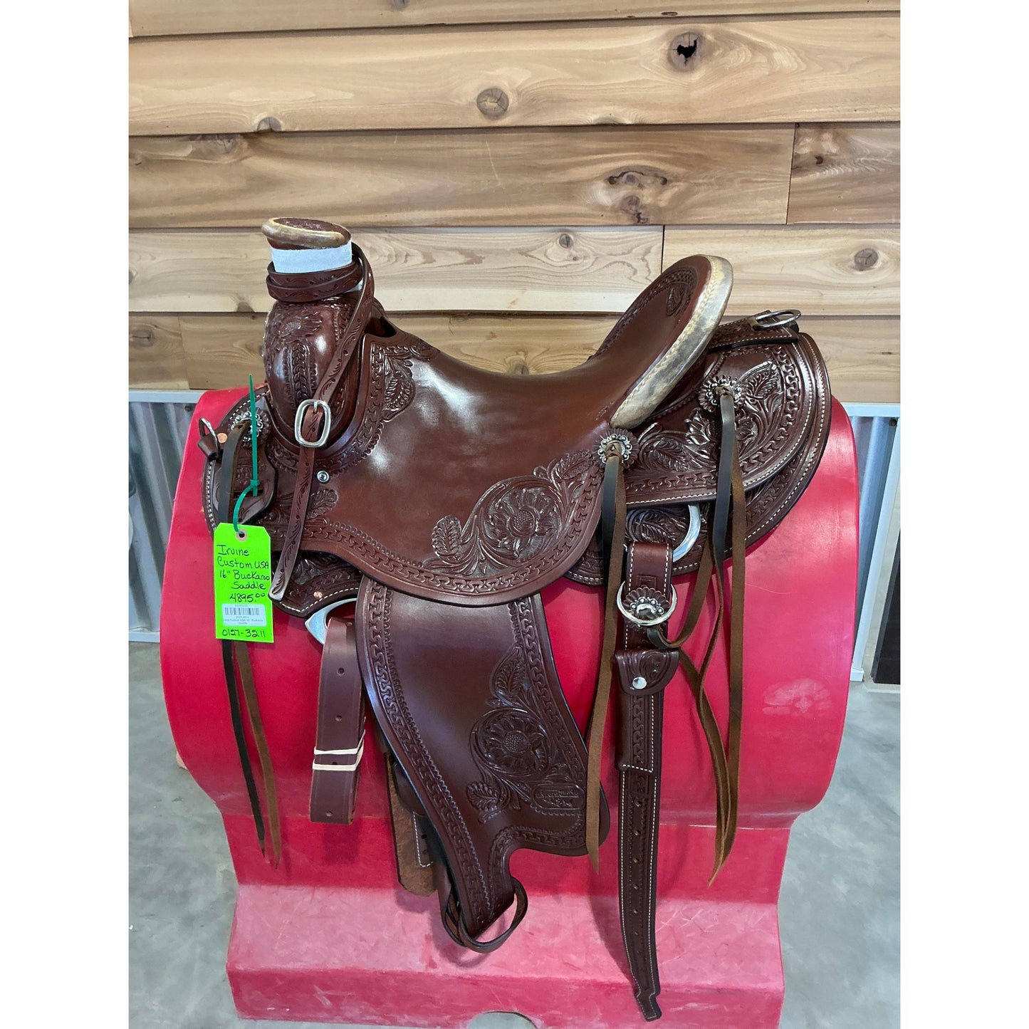 Irvine Custom USA 16" Buckaroo Saddle - Irvine Tack & Western Wear